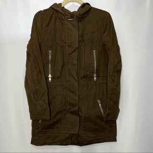 Garage Army Green Military Style Utility Jacket